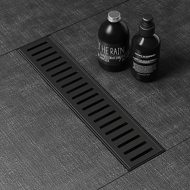 What is the difference between a linear floor drain?
